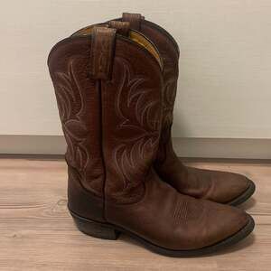 Tony Lama American Bay Brown Leather Western Boots Men’s Sz 11